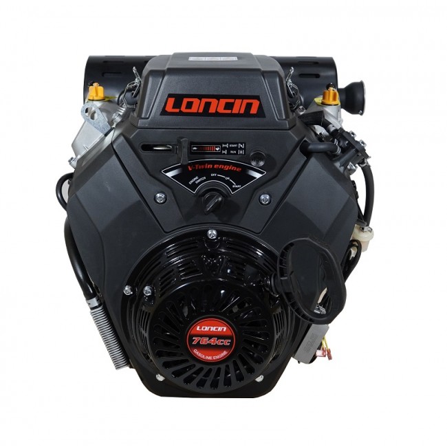 Двигатель бензиновый Loncin LC2V80FD (H type) D25 20А ручной/электрозапуск